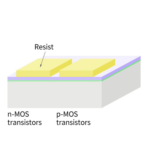 Resist pattern formation