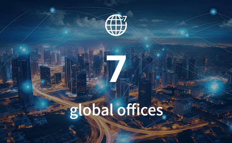 7 global offices