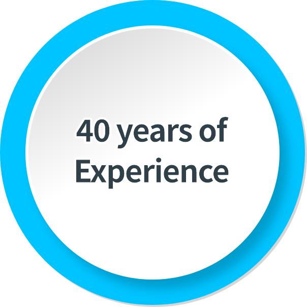 Over 30 years of experience