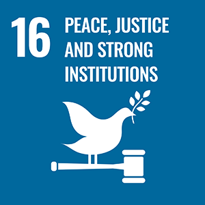 SDGs16 Peace, Justice and Strong Institutions