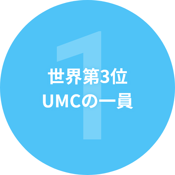 世界第2位 UMCグループの一員