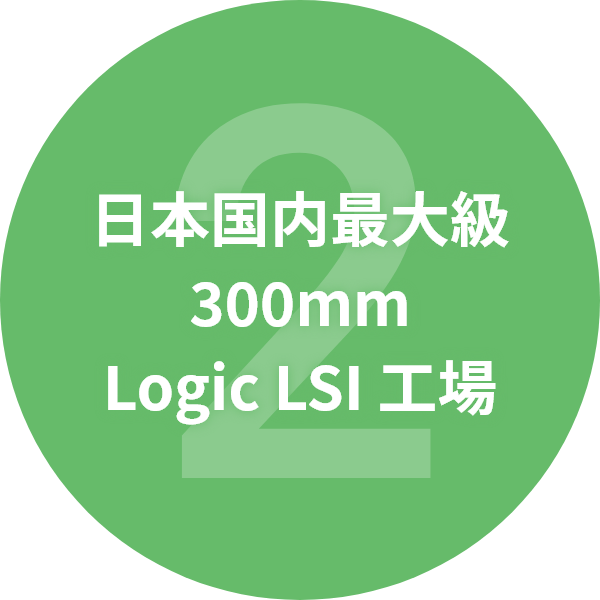 One of the largest 300mm Logic LSI foundries in Japan